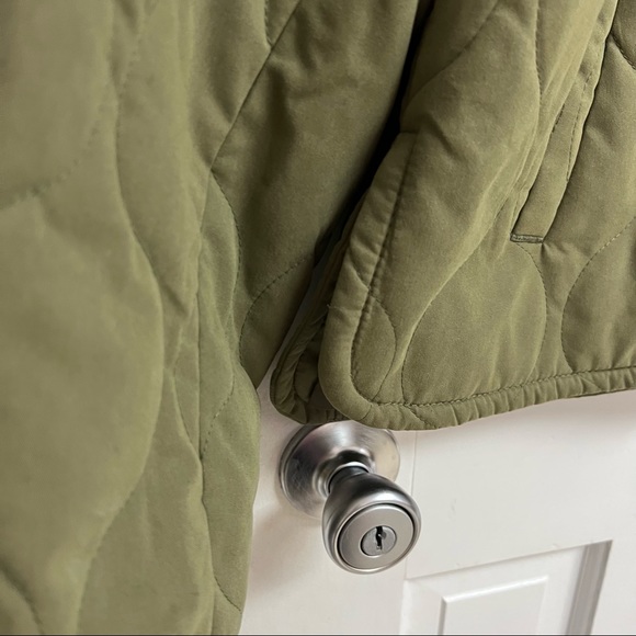 Madewell Quilted Military Jacket Surplus Green NWOT - Picture 4 of 6